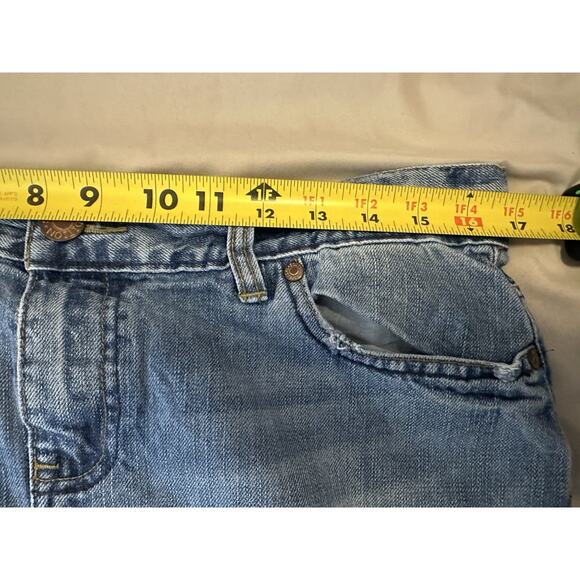 Y2K Low Rise Denim Maxi Skirt Size 10 Special Edition Old Navy - Picture 4 of 8